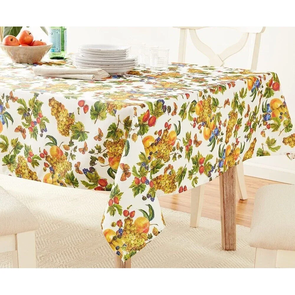 1 Printed Fabric Tablecloth,60